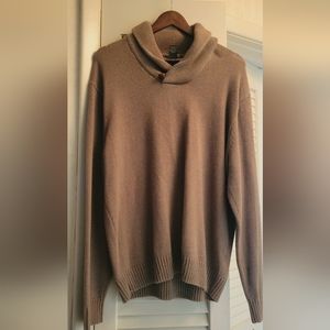 Jos A. Banks brown sweater 100% cotton